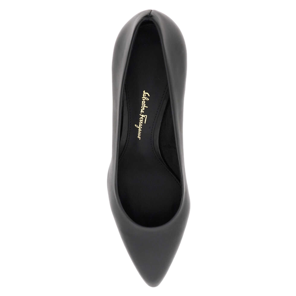 

Salvatore Ferragamo Black Leather Pumps Size EU  US 7.5