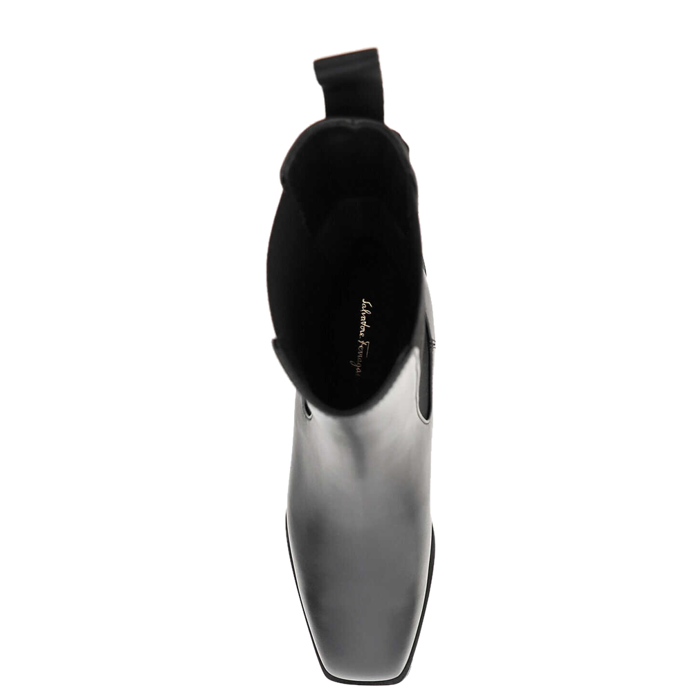 

Salvatore Ferragamo Black Ankle Boots Size US 8.5/EU