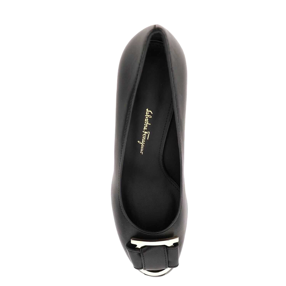 

Salvatore Ferragamo Black Gancini Pumps Size  (US 5.5