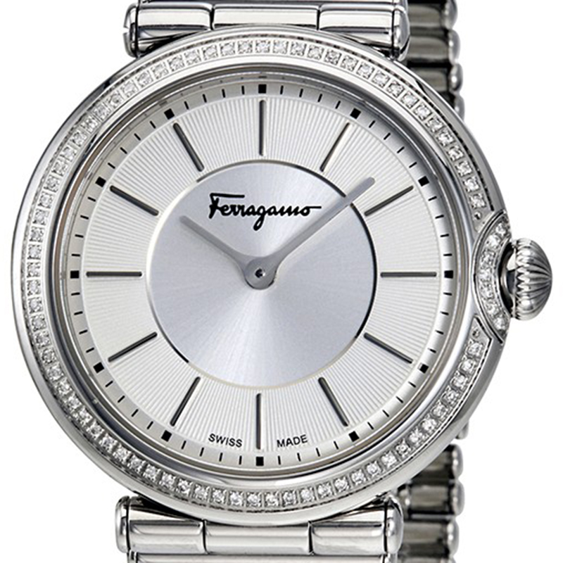 

Salvatore Ferragamo Silver Stainless Steel FIN050015 Women's Wristwatch