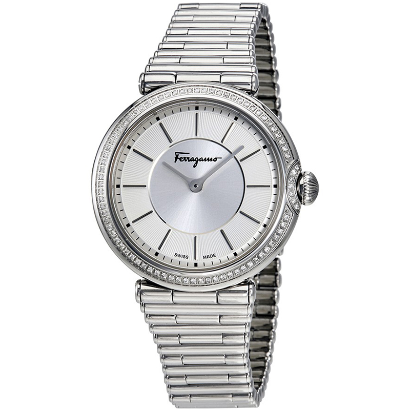 

Salvatore Ferragamo Silver Stainless Steel FIN050015 Women's Wristwatch