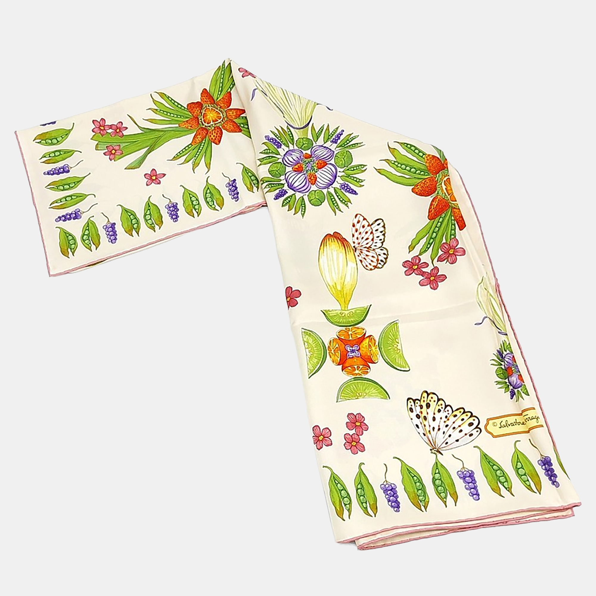 

Salvatore Ferragamo Multicolor Silk Scarf