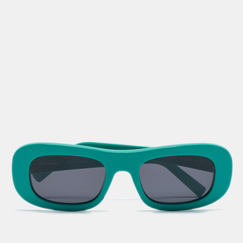 Pre-owned Ferragamo Green Sf1046s Gradient Sunglasses