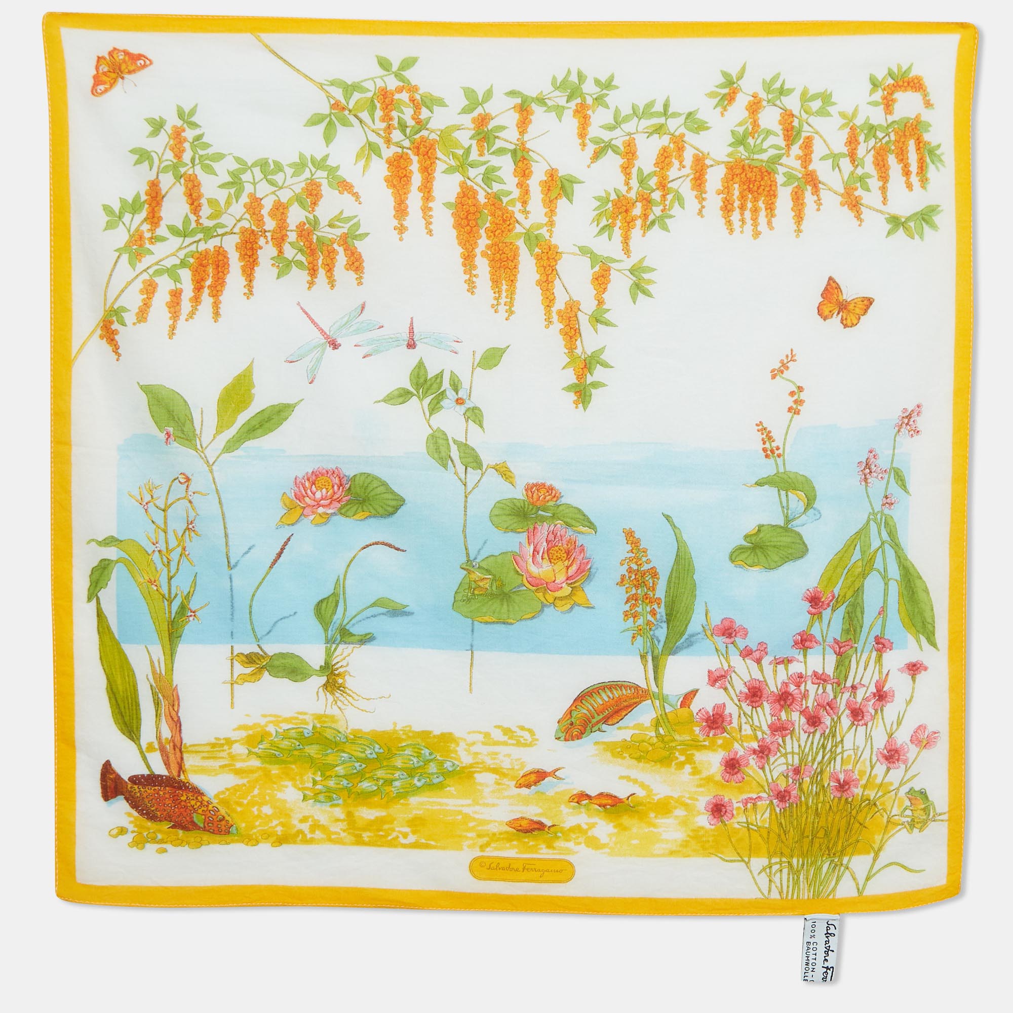 

Salvatore Ferragamo Multicolor Printed Handkerchief