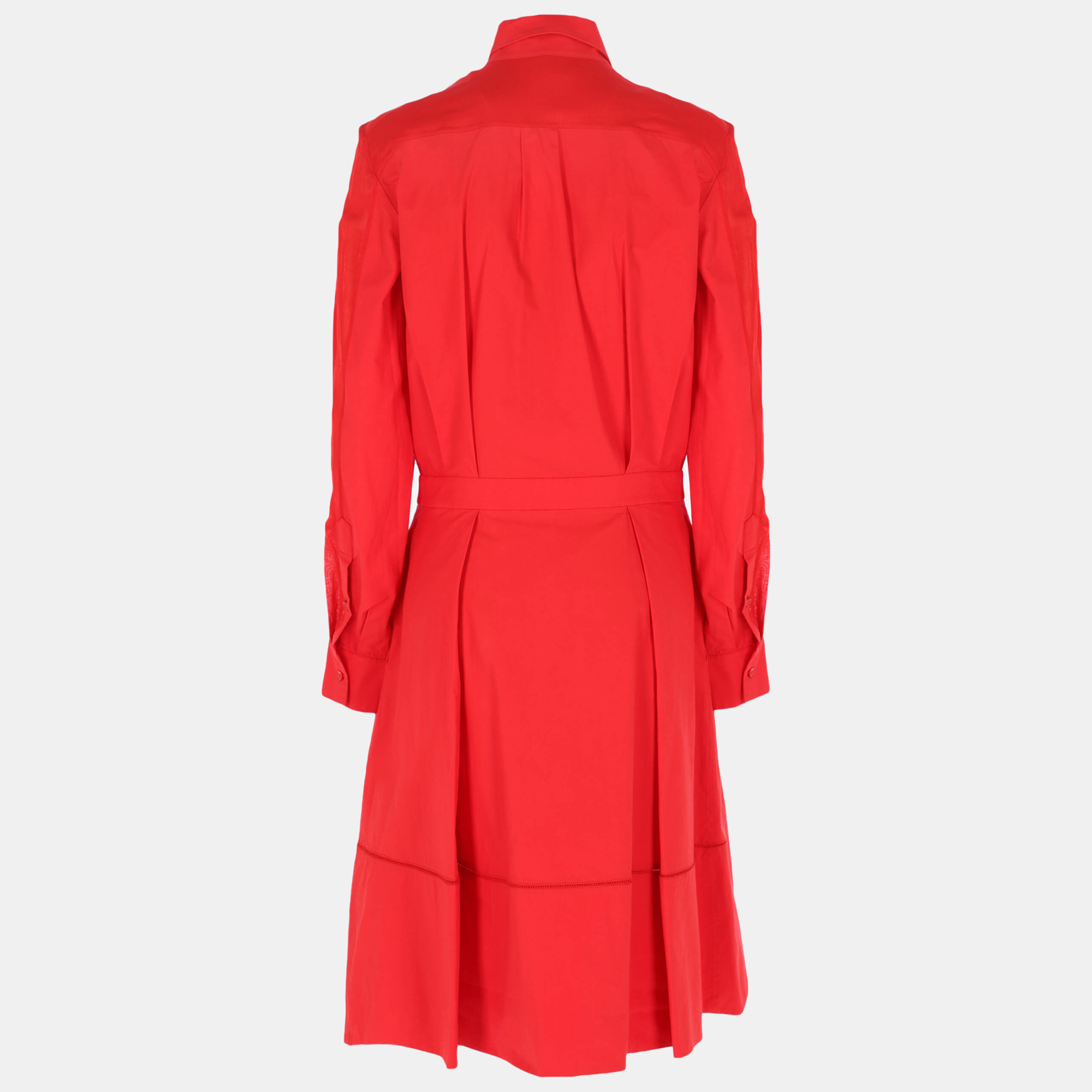 

Salvatore Ferragamo Women's Cotton Midi Dress - Red