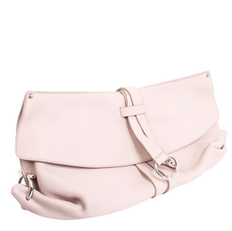 

Salvatore Ferragamo Beige Leather Clutch Bag