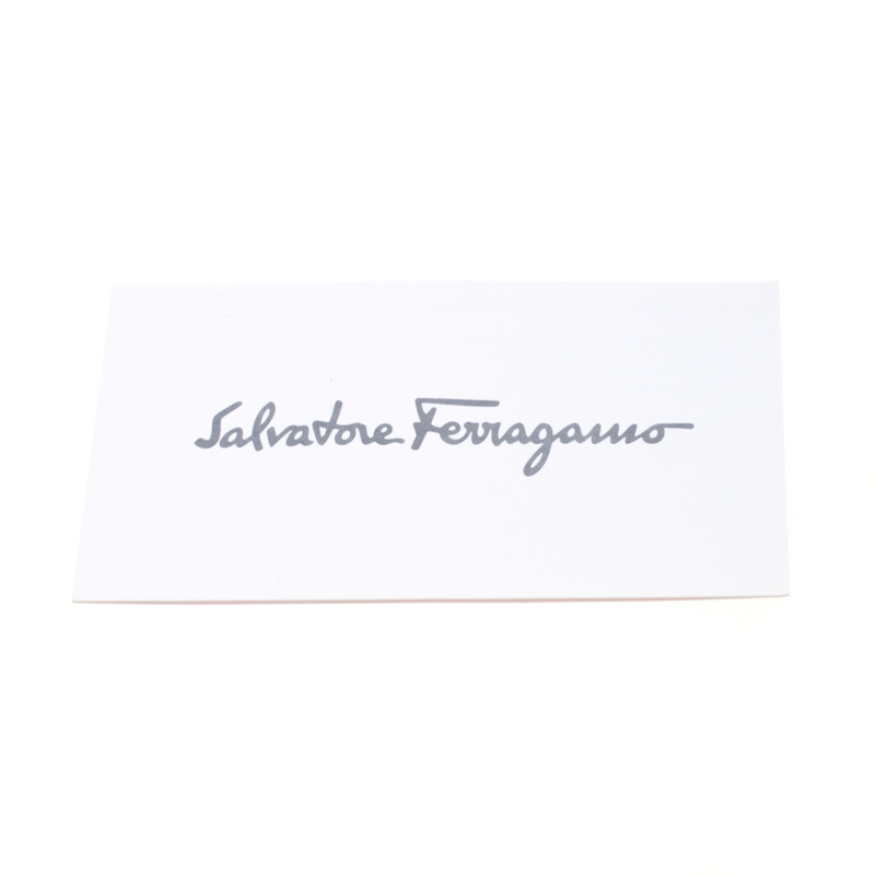 Pre-owned Salvatore Ferragamo Multicolour Python Leather Ring Handle Clutch In Multicolor