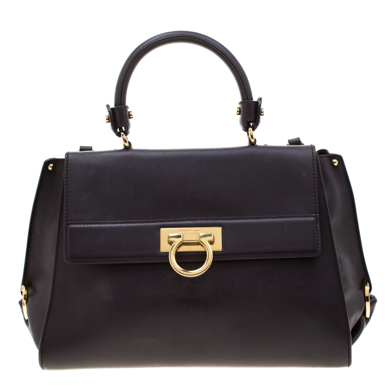 salvatore ferragamo top handle bag