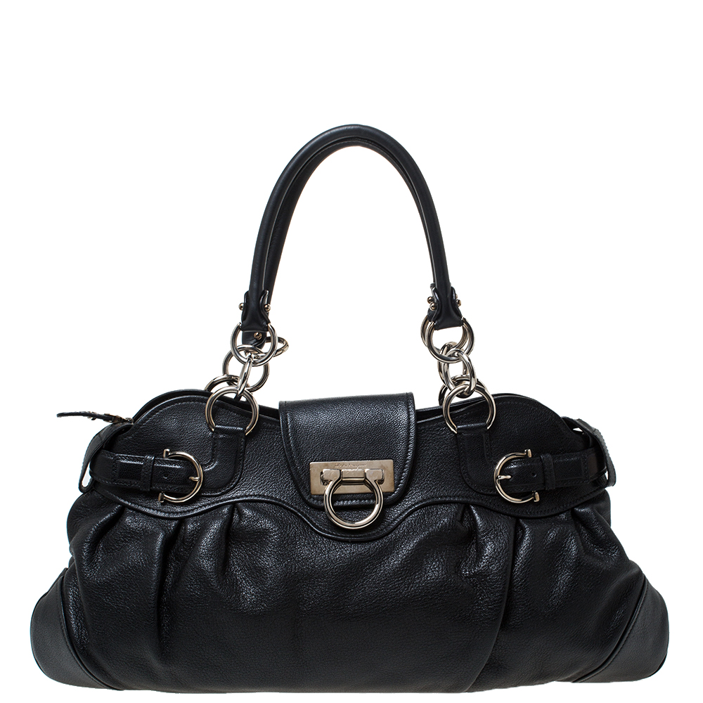 salvatore ferragamo black bag