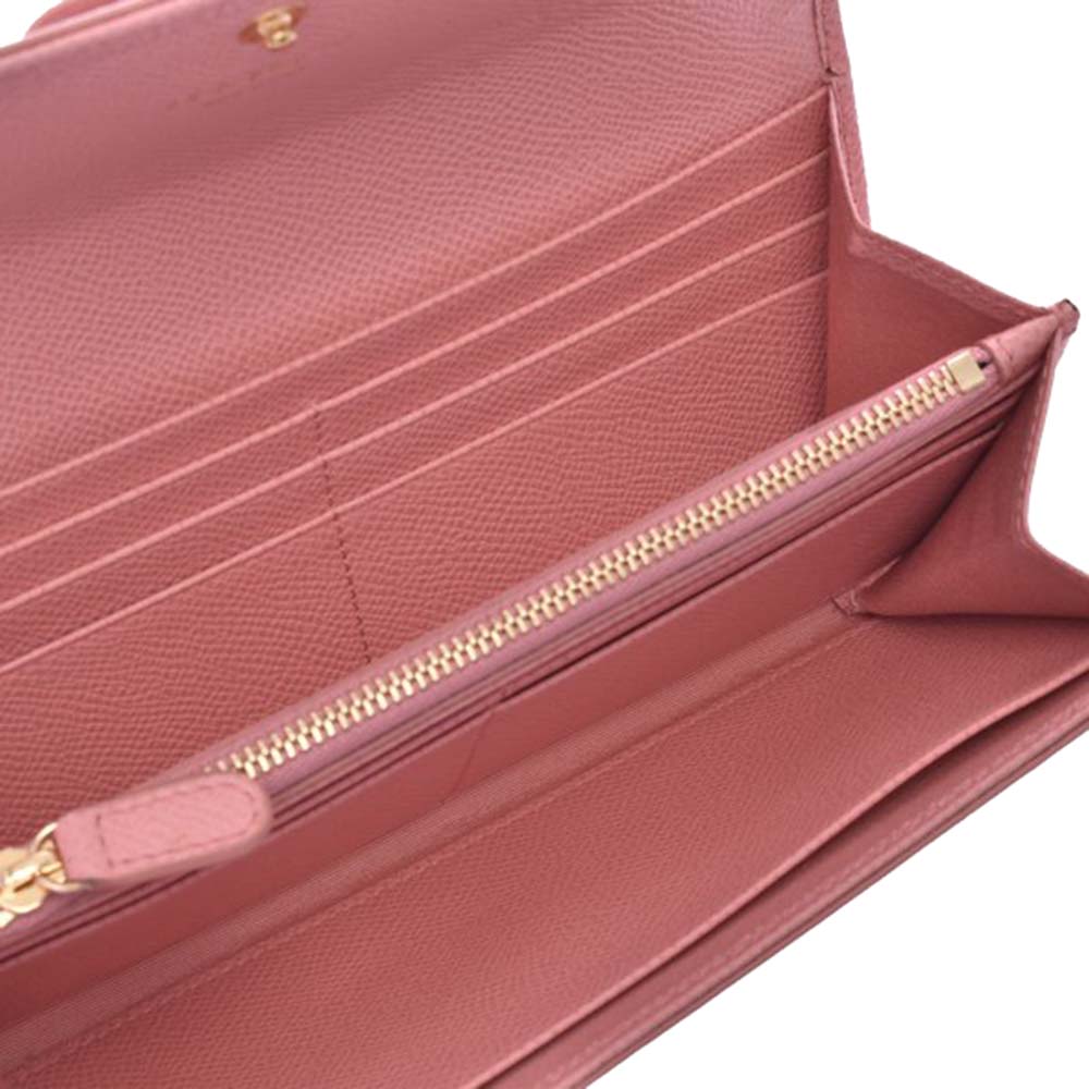 

Salvatore Ferragamo Pink Leather Long Wallet