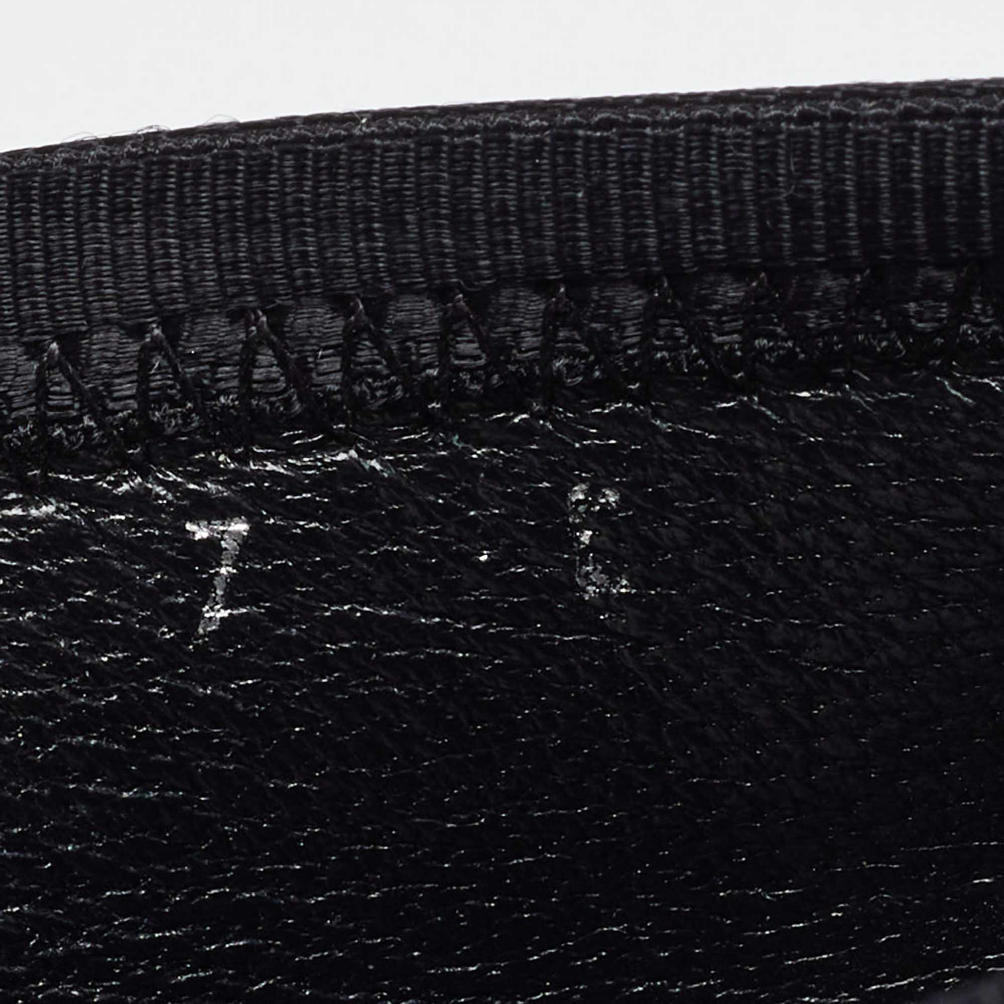 Salvatore Ferragamo Black Patent Leather Smoking Slippers 37.5 