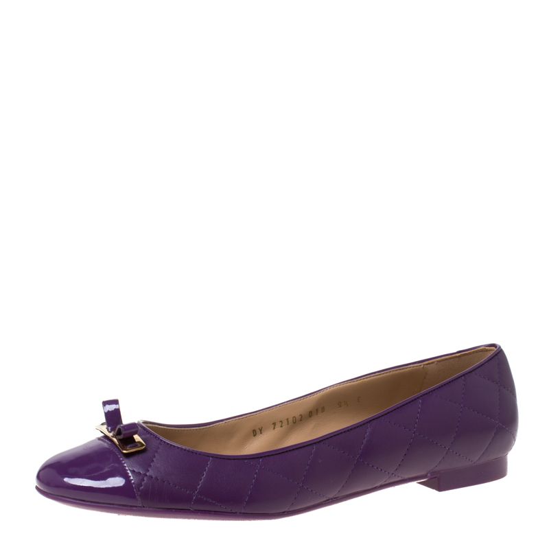 salvatore ferragamo quilted flats