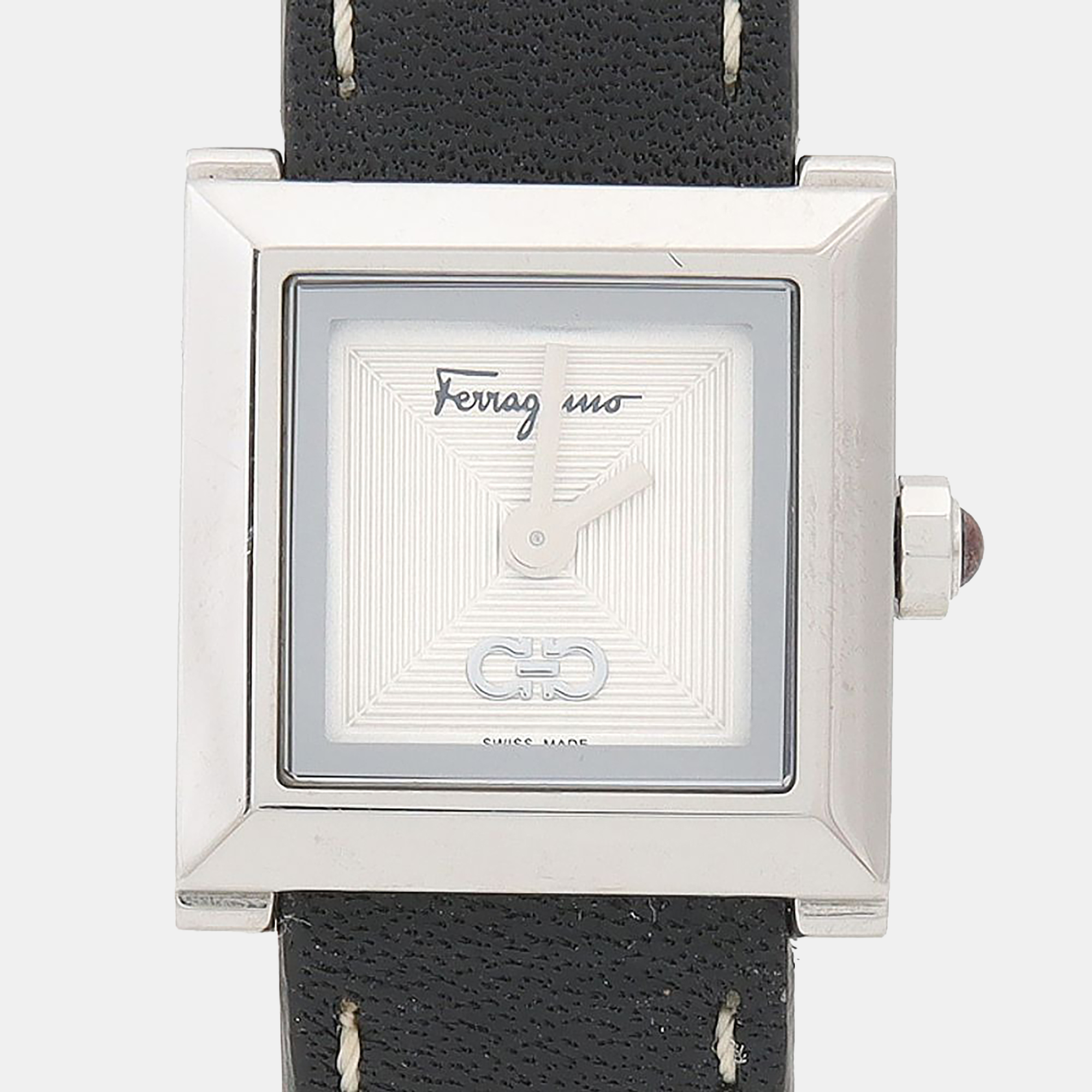 

Ferragamo Square SFYC00121 Quartz White Stainless Steel Women's Wristwatch