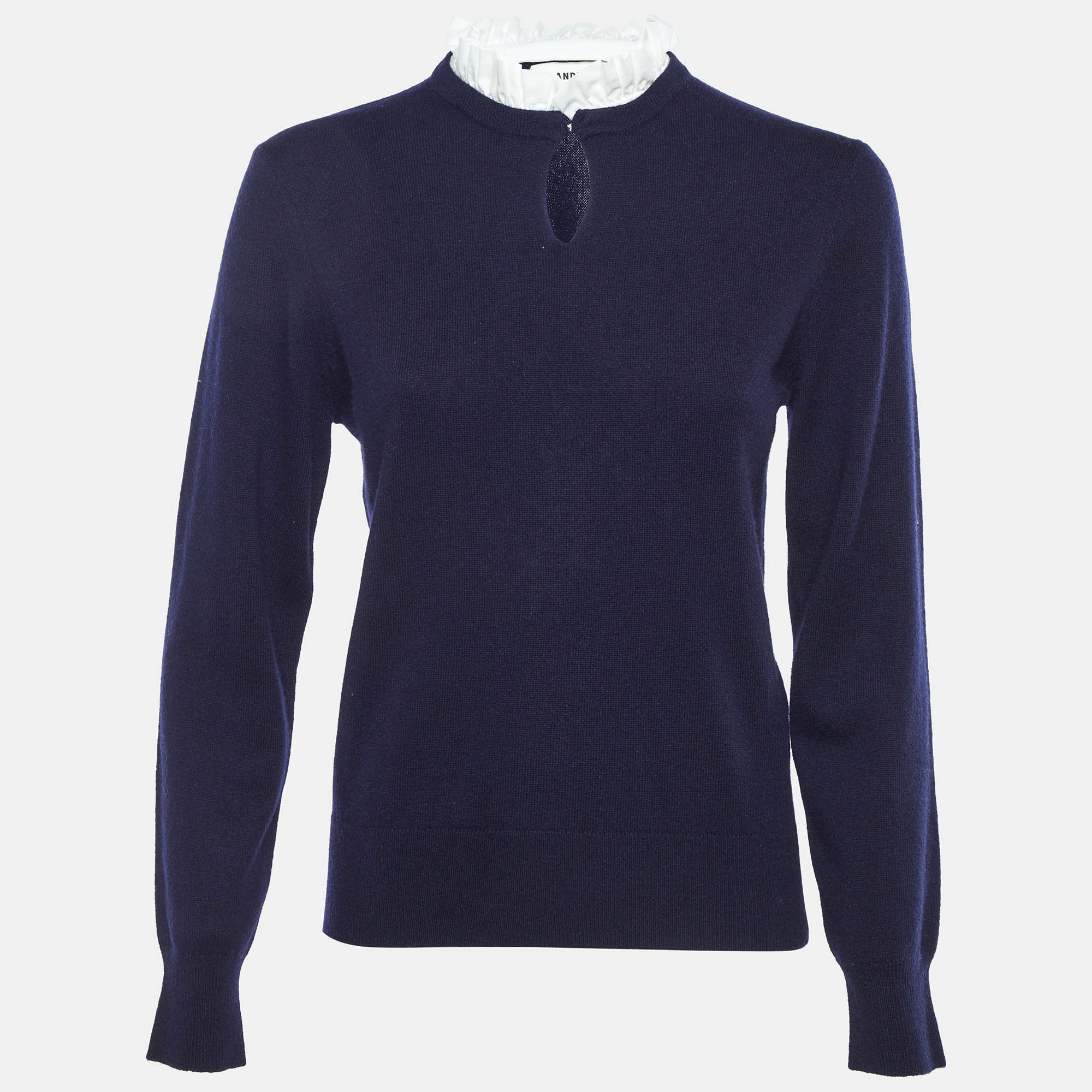 

Sandro Marine Blue Wool & Cashmere Isaure Sweater XS, Navy blue