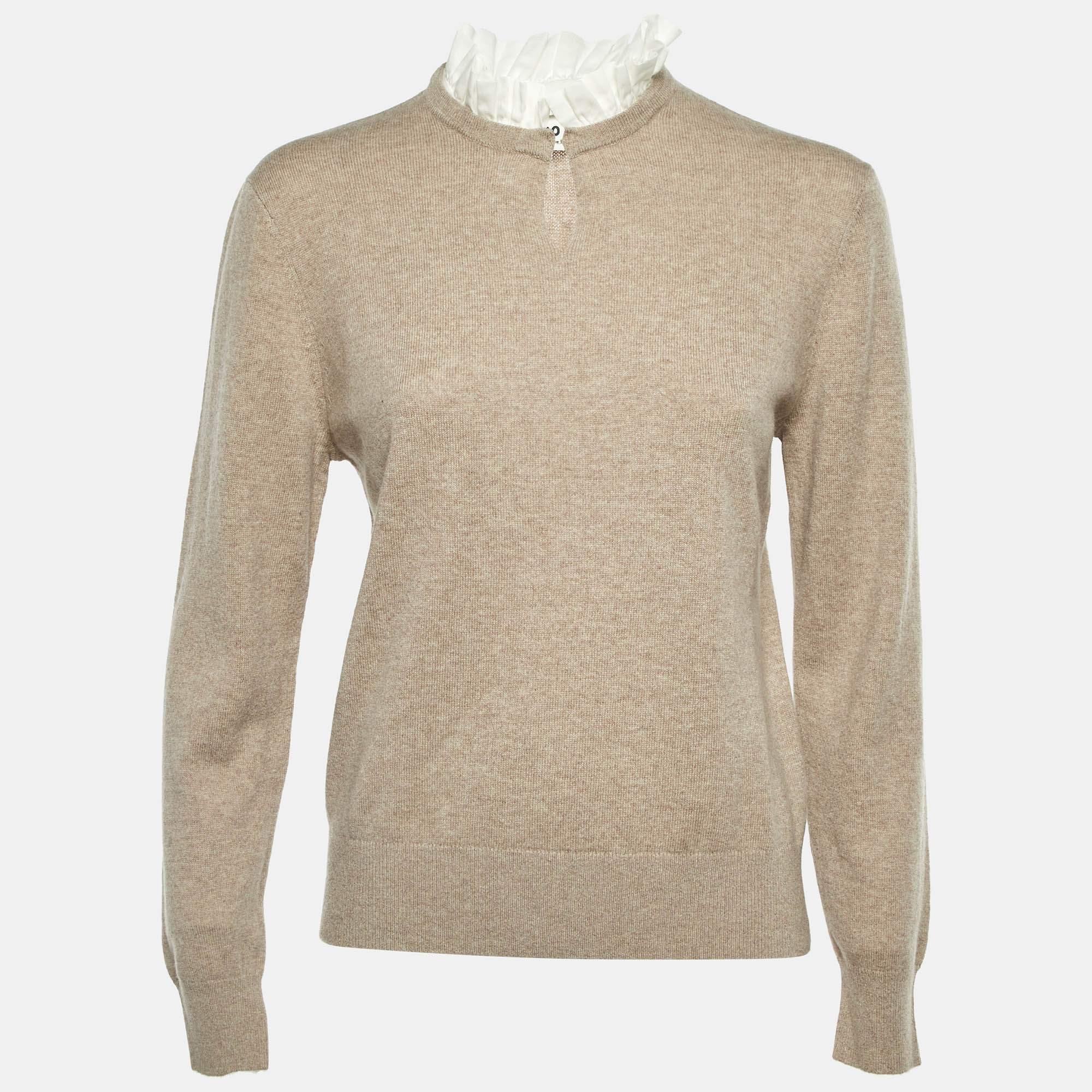 

Sandro Beige Wool & Cashmere Isaure Sweater S