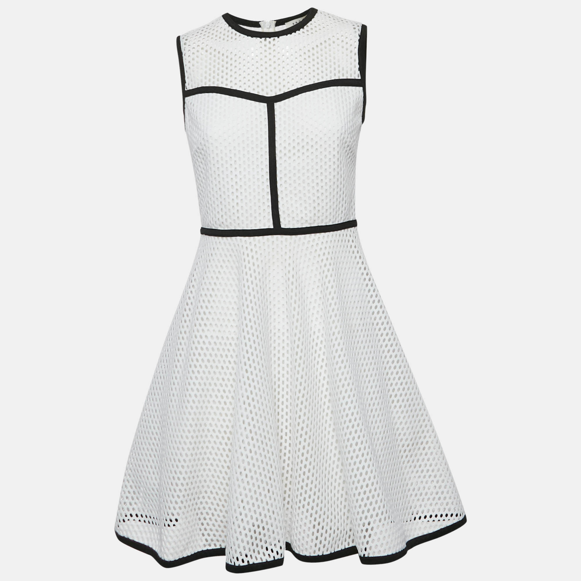 

Sandro White Lace Mini Dress S