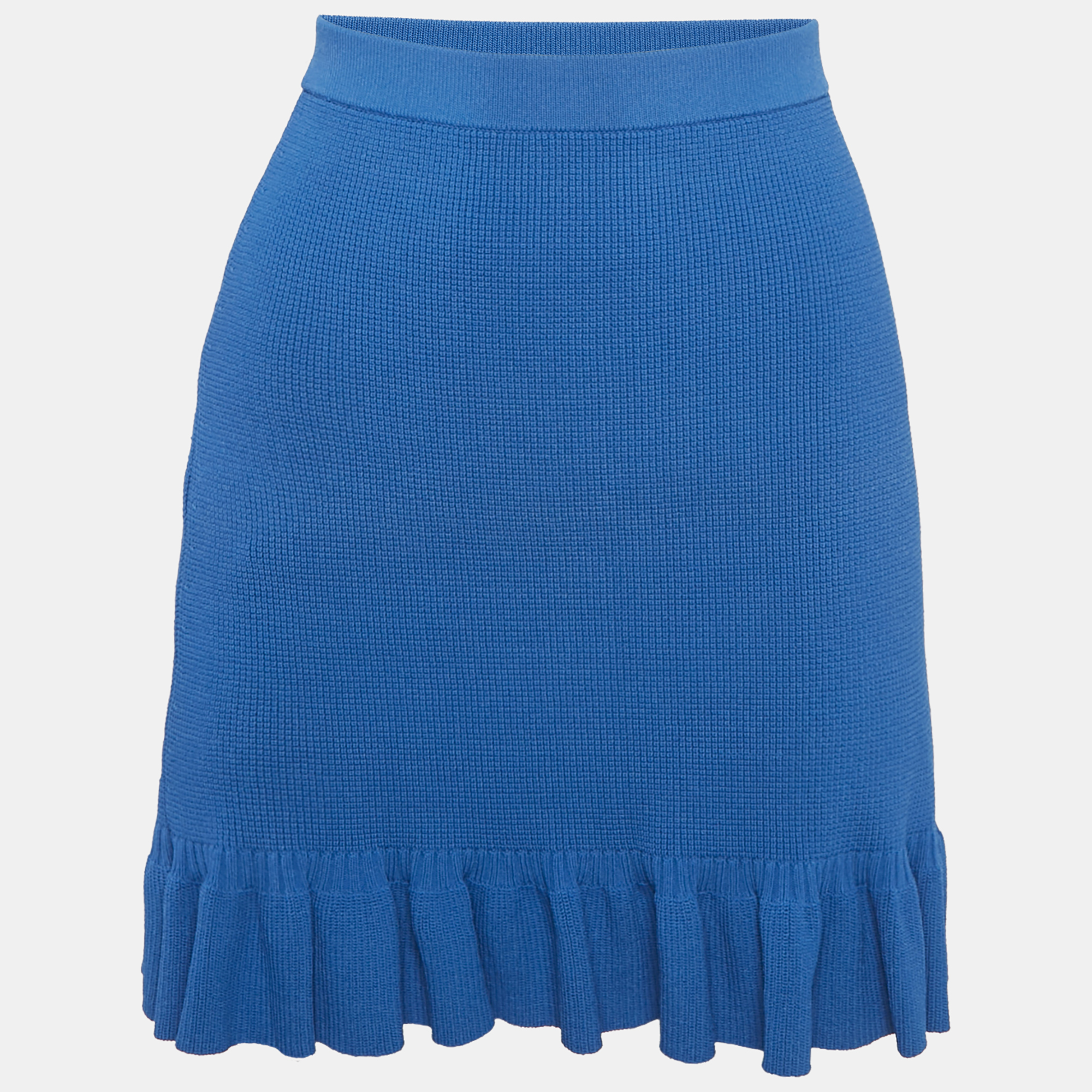 

Sandro Blue Knit Mini Skirt M