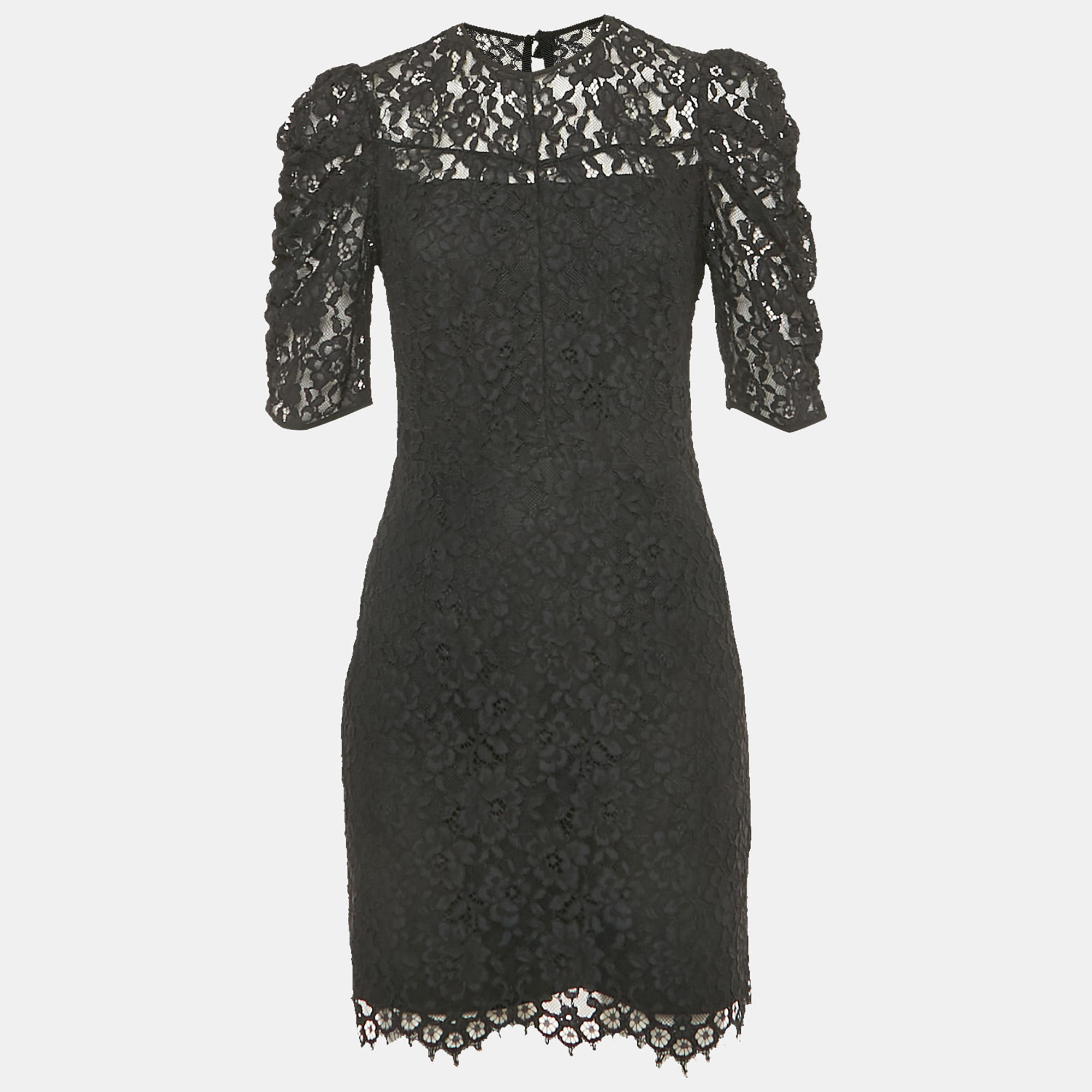 

Sandro Black Lace Mini Dress S