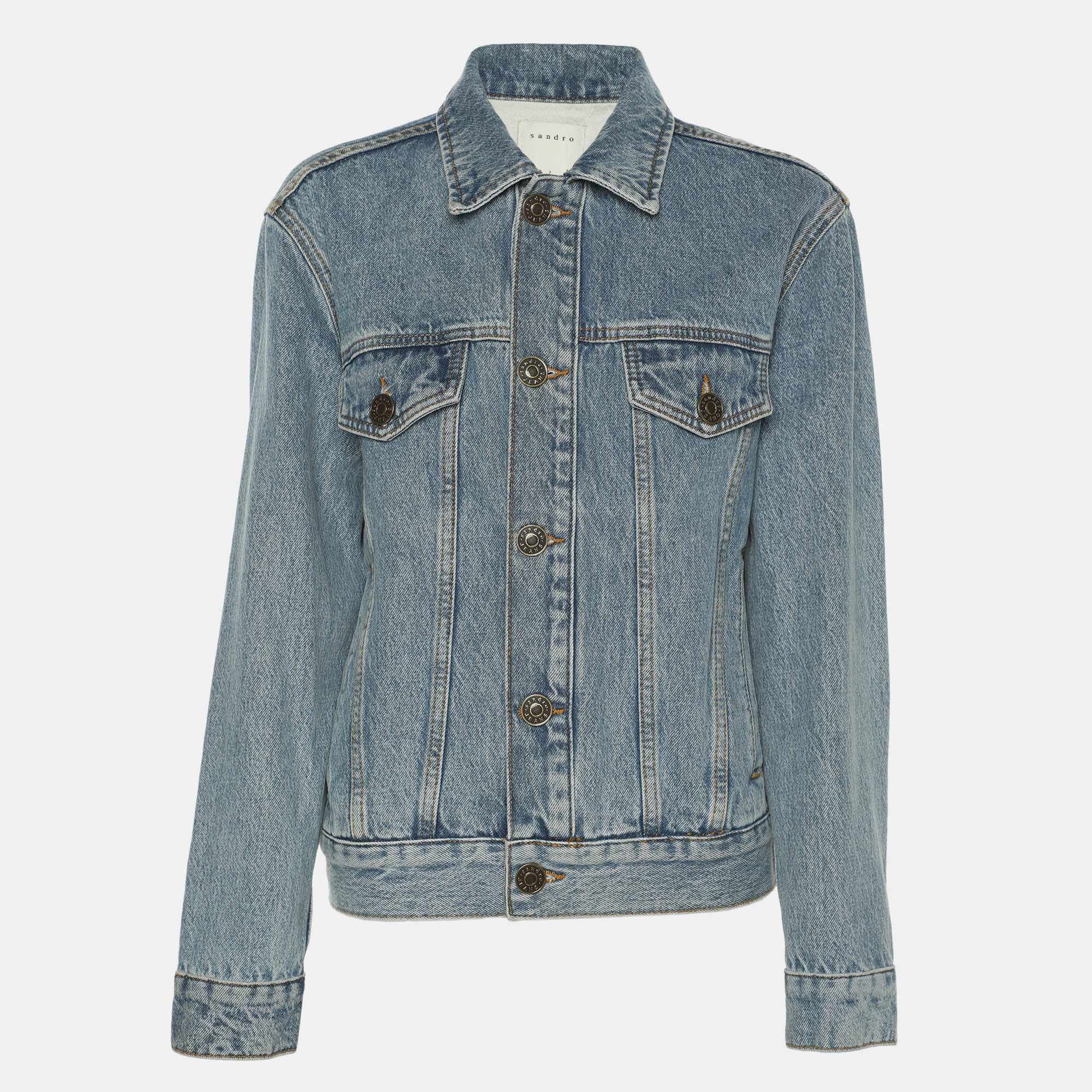 

Sandro Blue Denim Jacket S