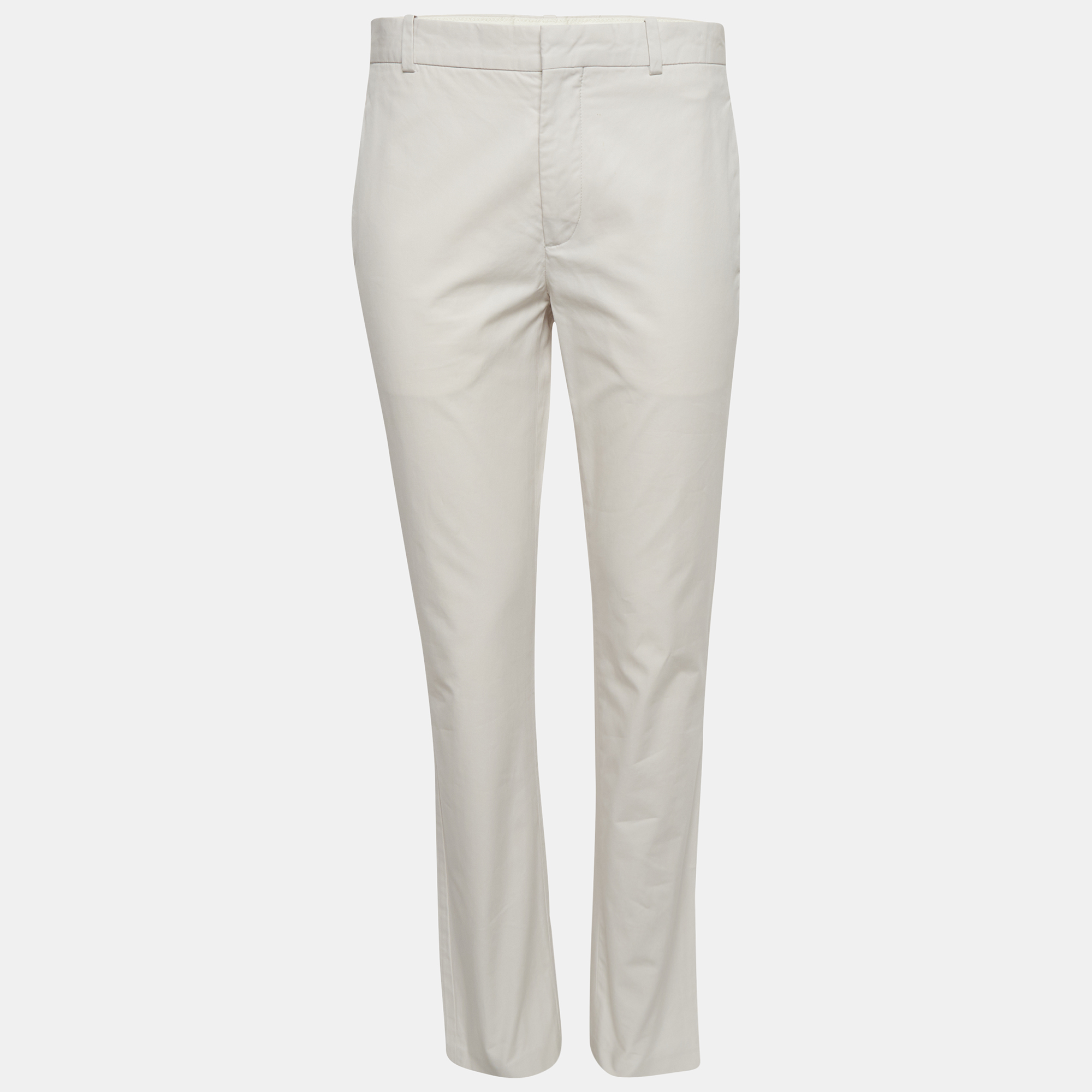 

Sandro Beige Gabardine Straight Fit Pants M