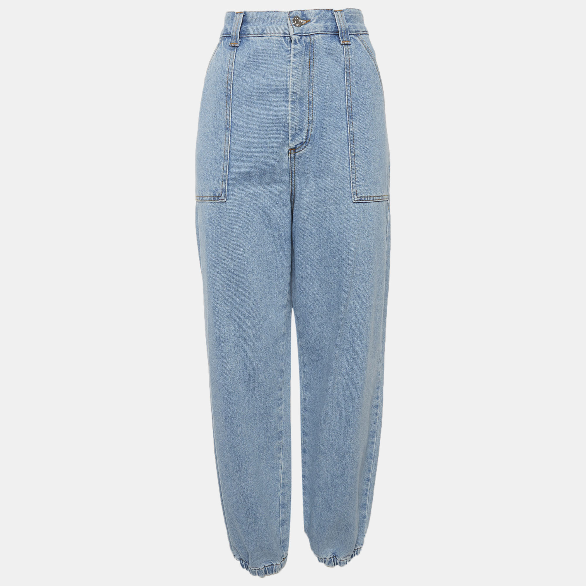 

Sandro Blue Denim Cuffed Hem Jeans XL/Wait 33"