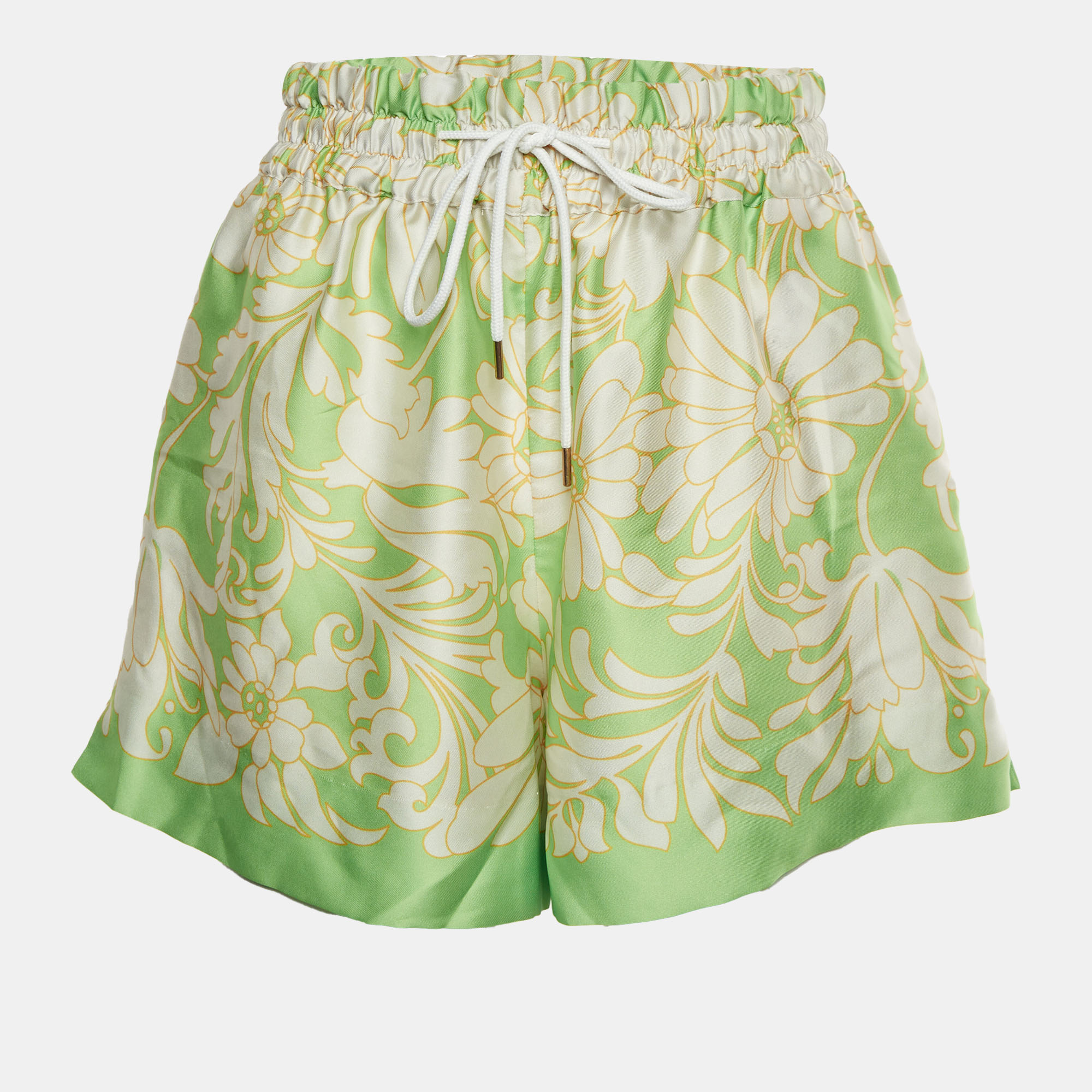 

Sandro Multicolour Daisy Print Sateen Wide Shorts M, Multicolor