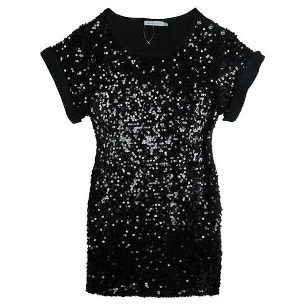 مملوكة مسبقًا See by Chloe Black Sequin Dress S