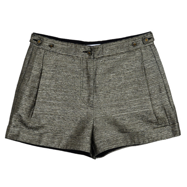 See By Chloe Metallic Shorts S