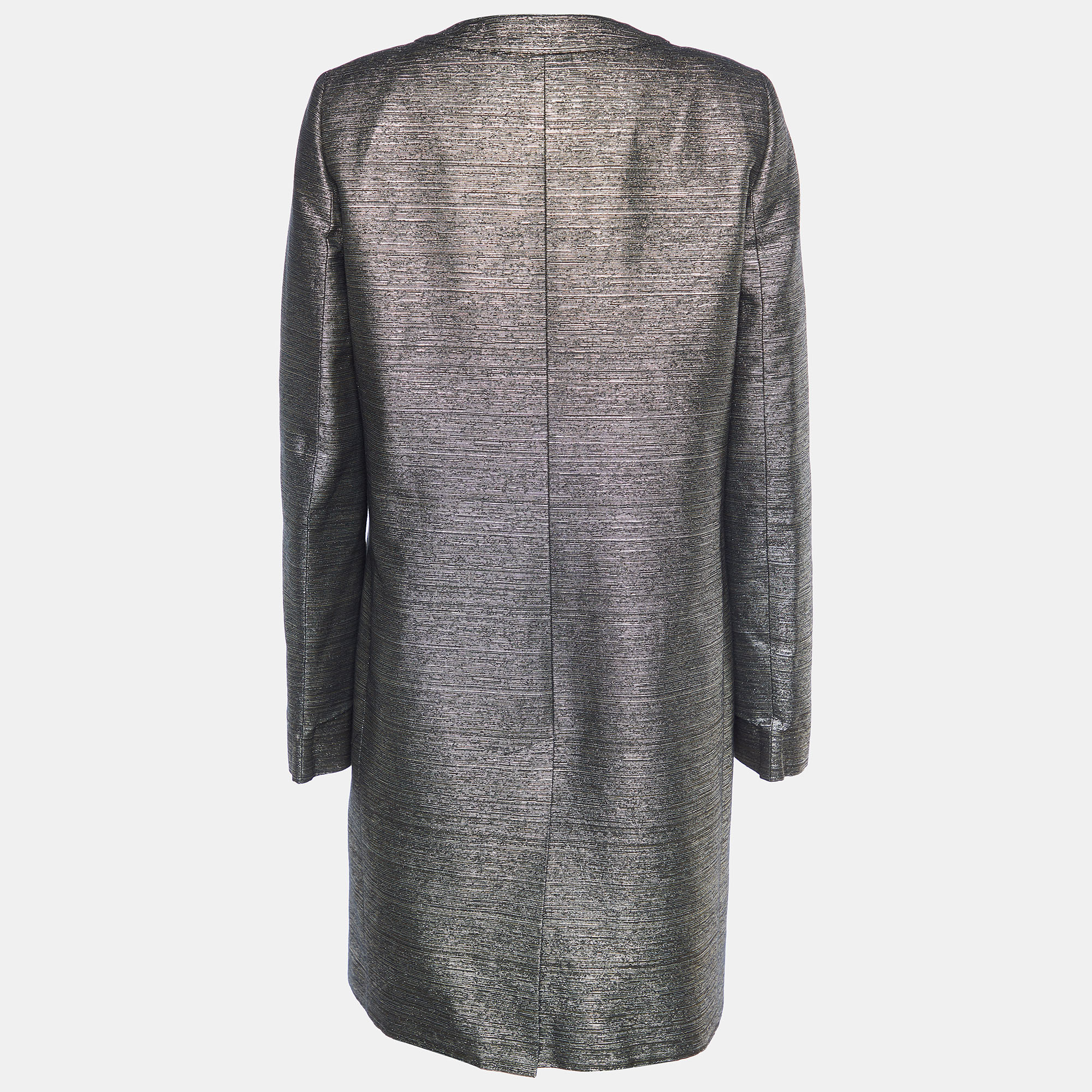 

See by Chloe Metallic Button Front Coat