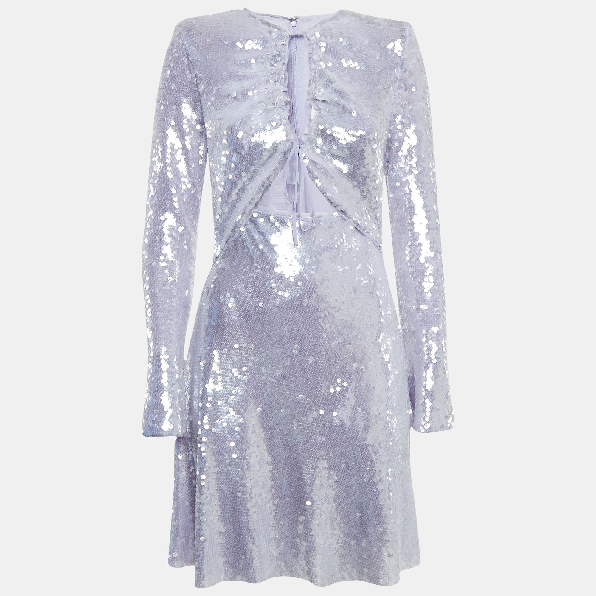 

Self-Portrait Lilac Purple Sequin Mini Dress M