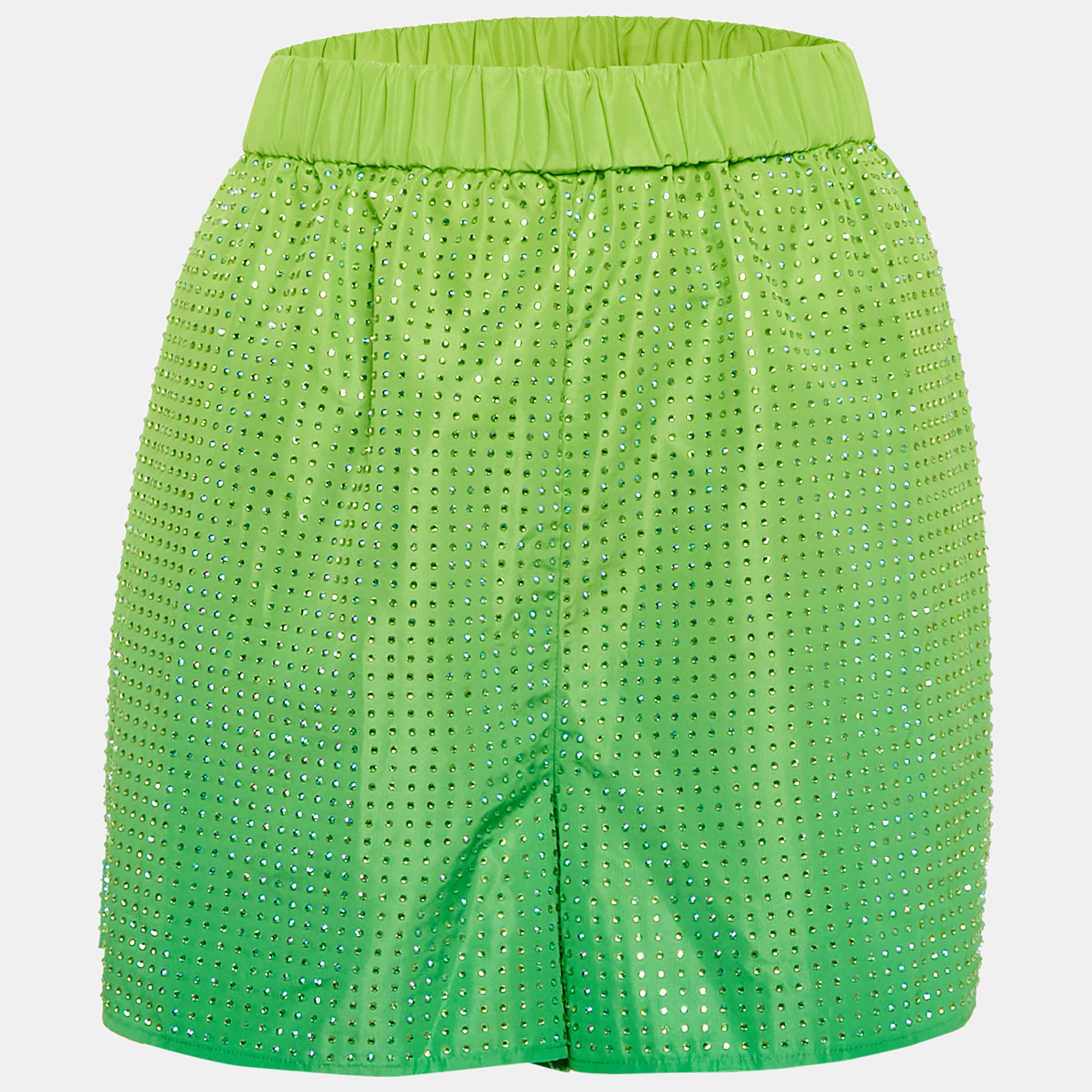 

Self-Portrait Green Studded Synthetic Short L