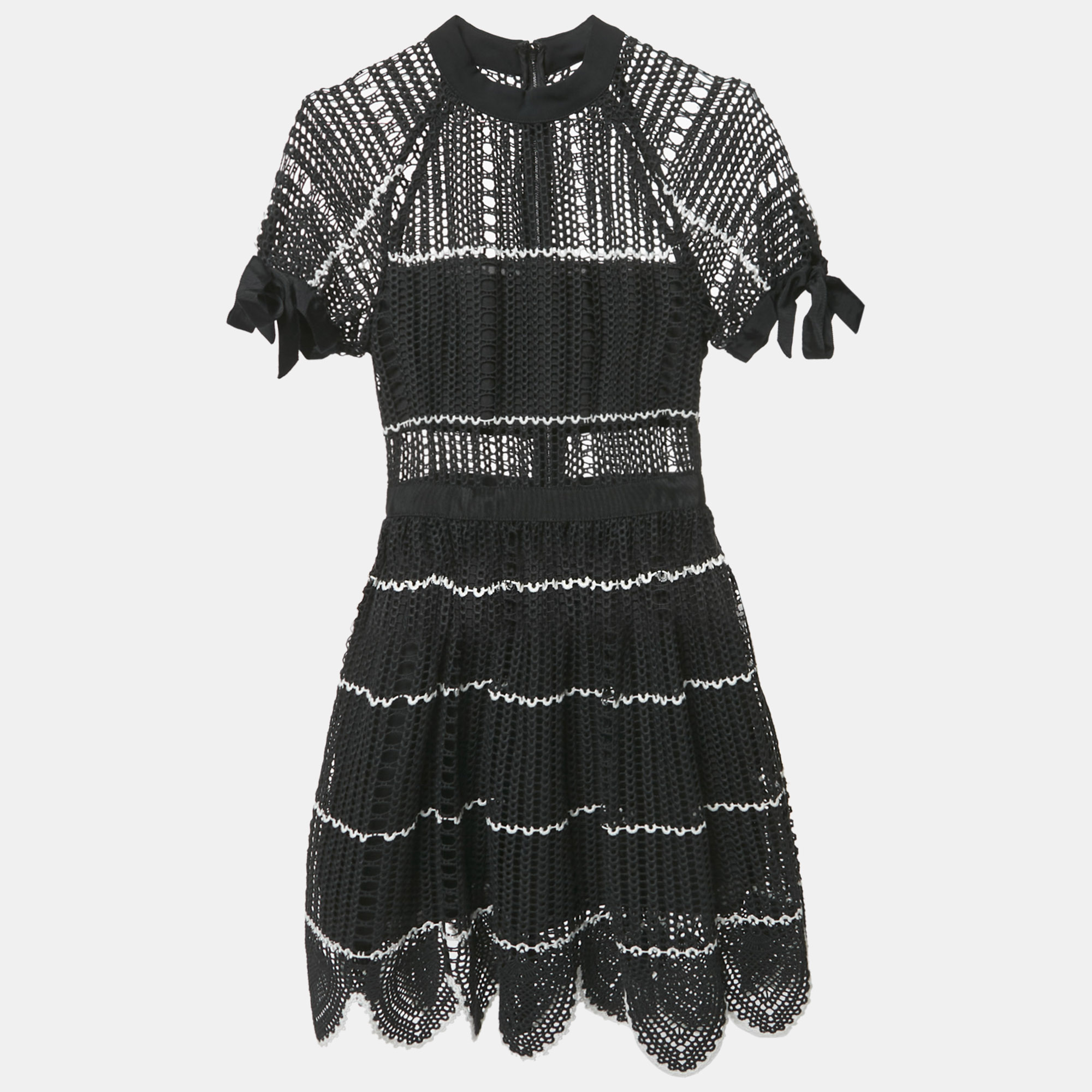 

Self-Portrait Black Lace Mini Dress S