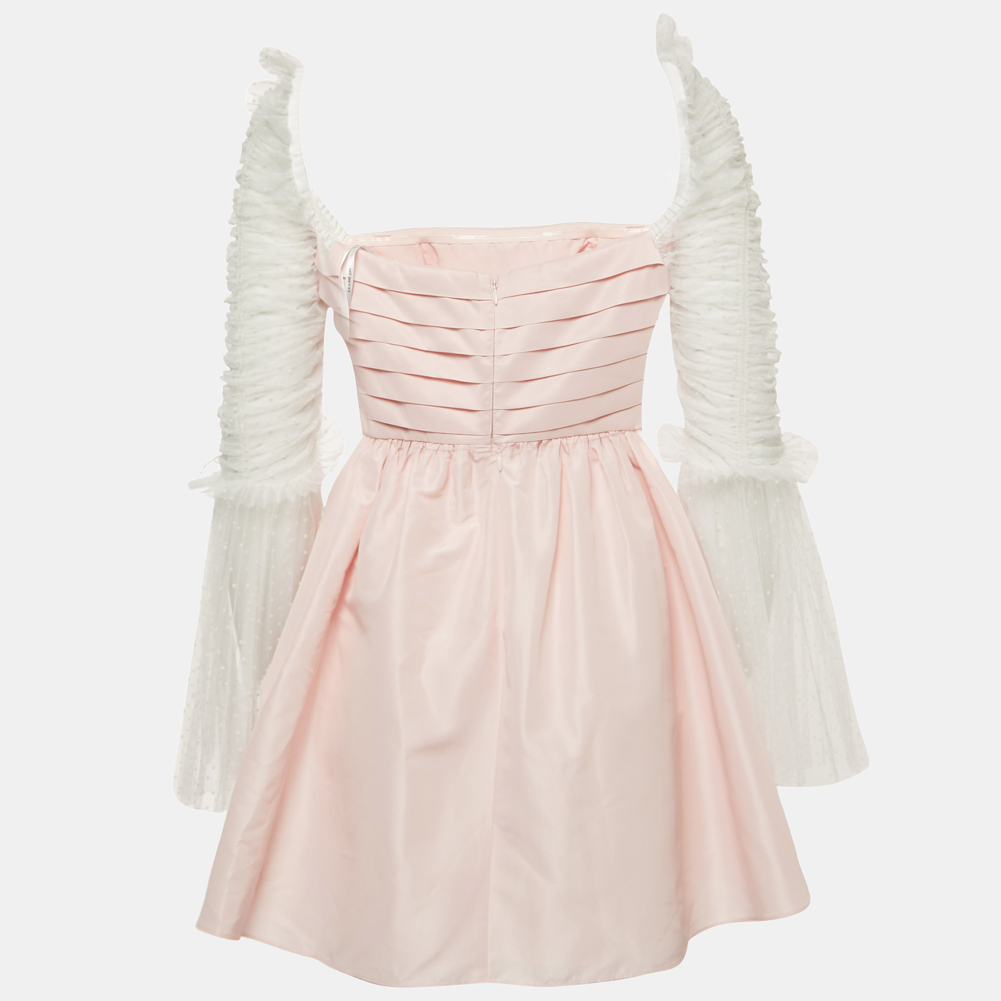 

Self-Portrait Light pink Tulle Sleeve Mini Dress