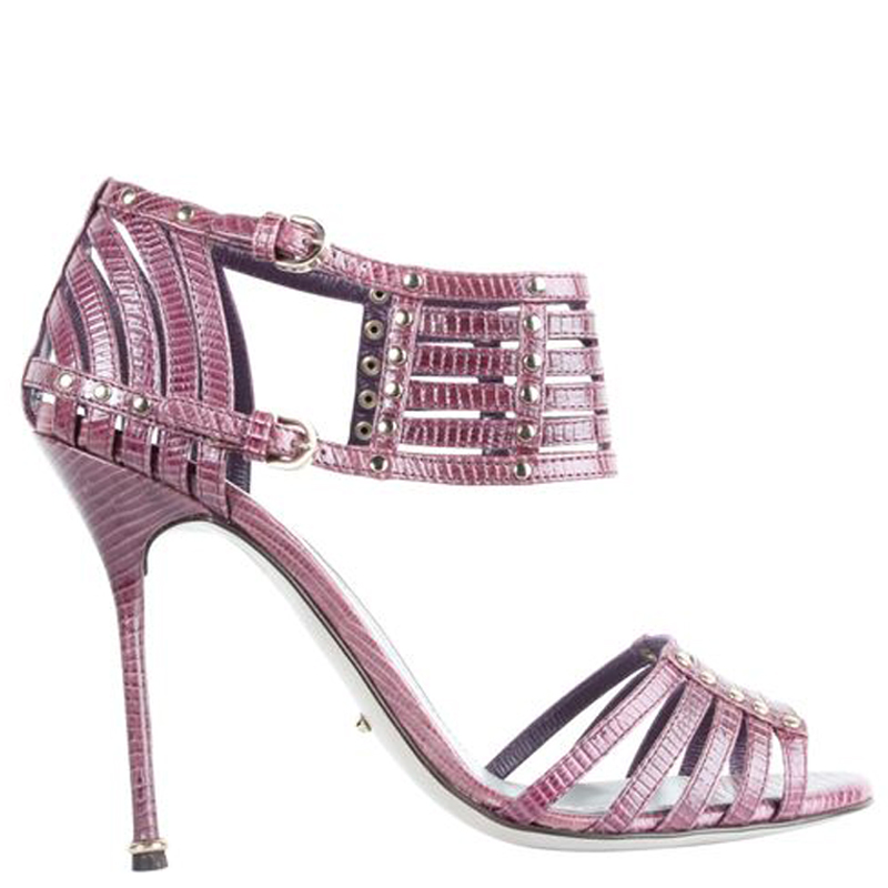 mauve strappy sandals