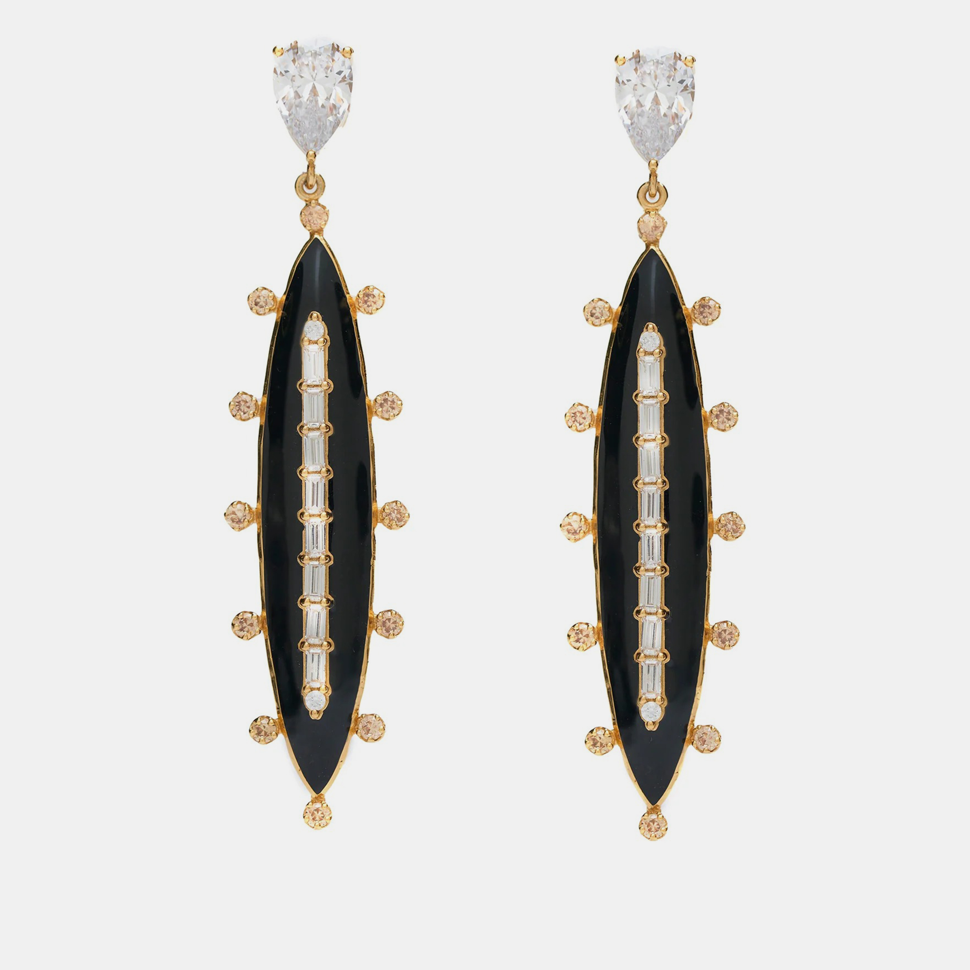 Pre Owned Aulerth x Shivan & Narresh Numisma Oblong Earrings