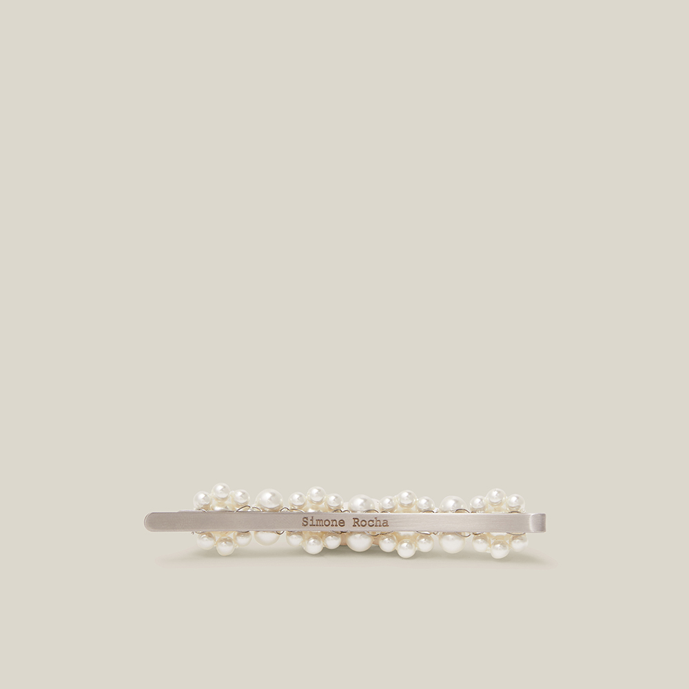 

Simone Rocha Cream Faux Pearl Hair Clip