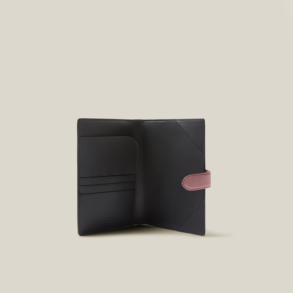

Smythson Pink Panama Leather Passport Cover