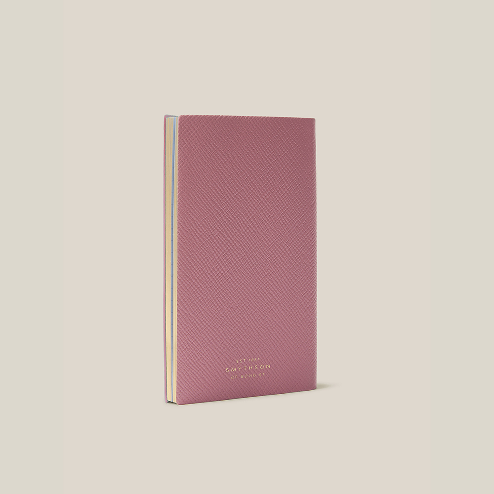 

Smythson Pink Panama Make It Happen Leather Notebook
