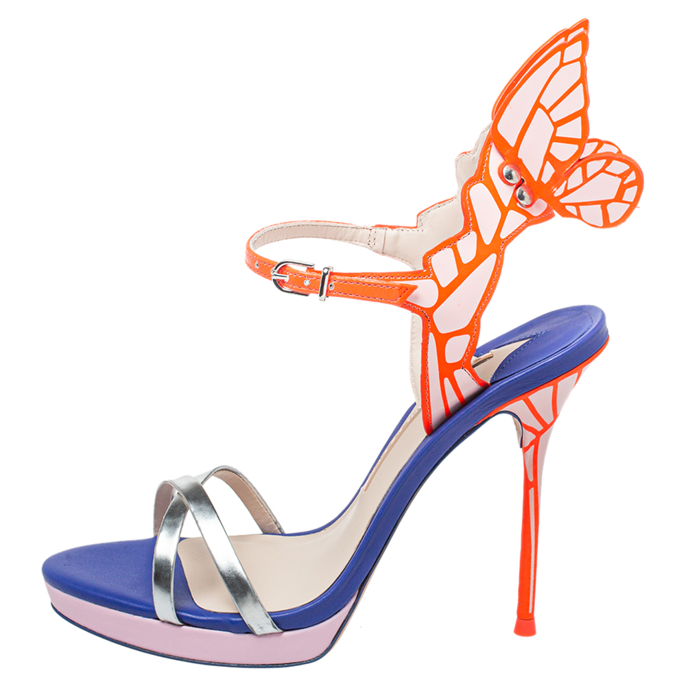 

Sophia Webster Multicolor Leather Chiara Wing Sandals Size