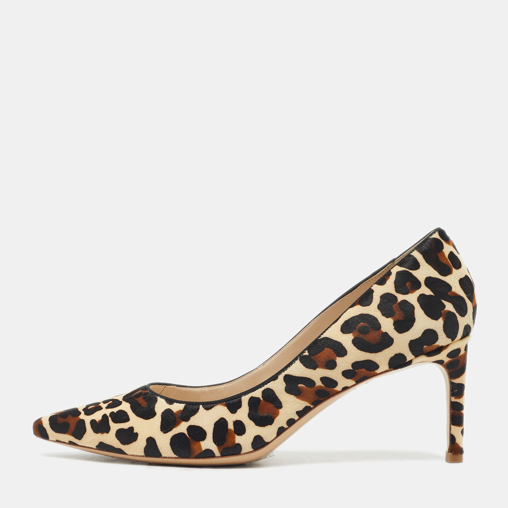 

Sophia Webster Beige/Brown Calf Hair Rio Pumps Size