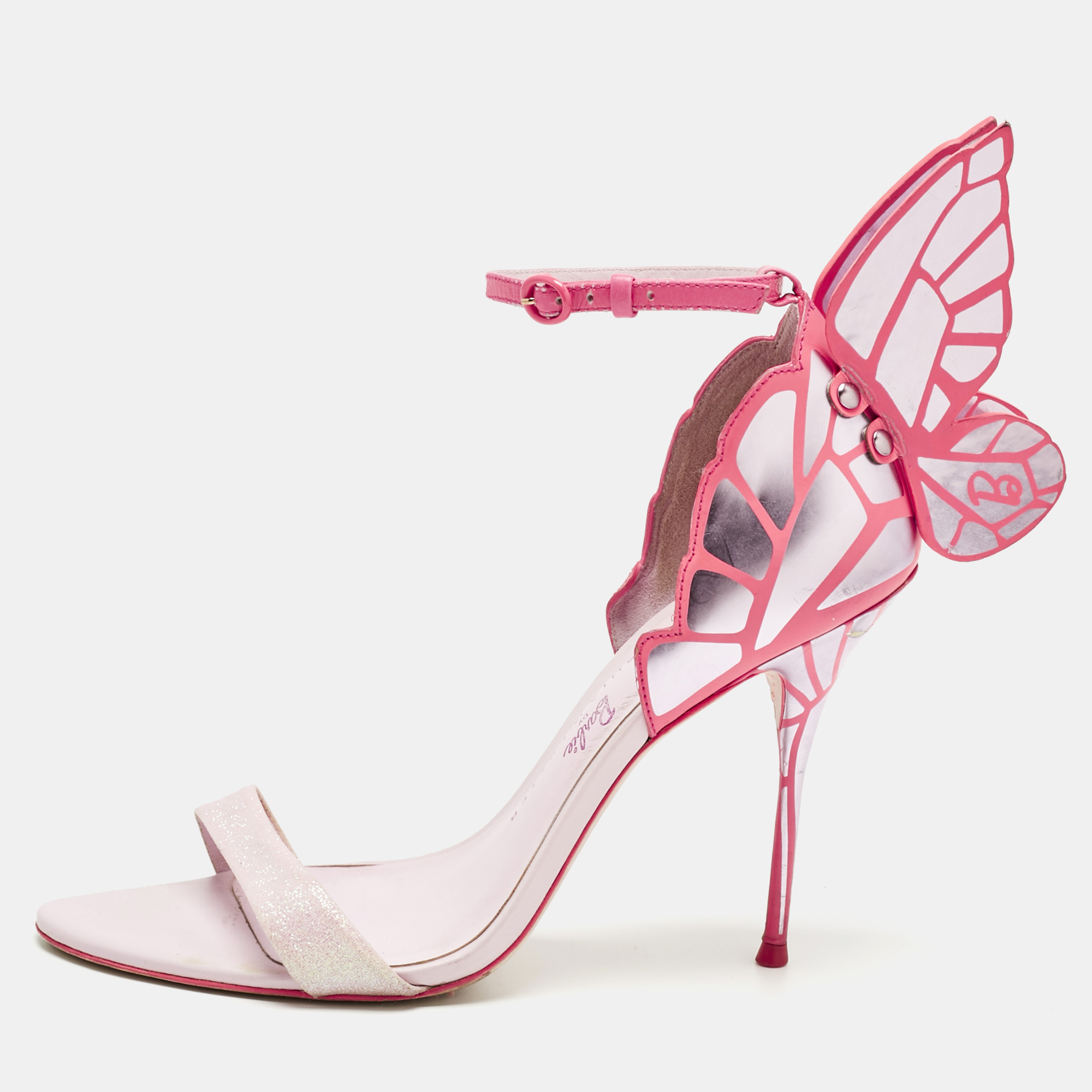 

Sophia Webster Multicolor Leather Chiara Ankle Strap Sandals Size
