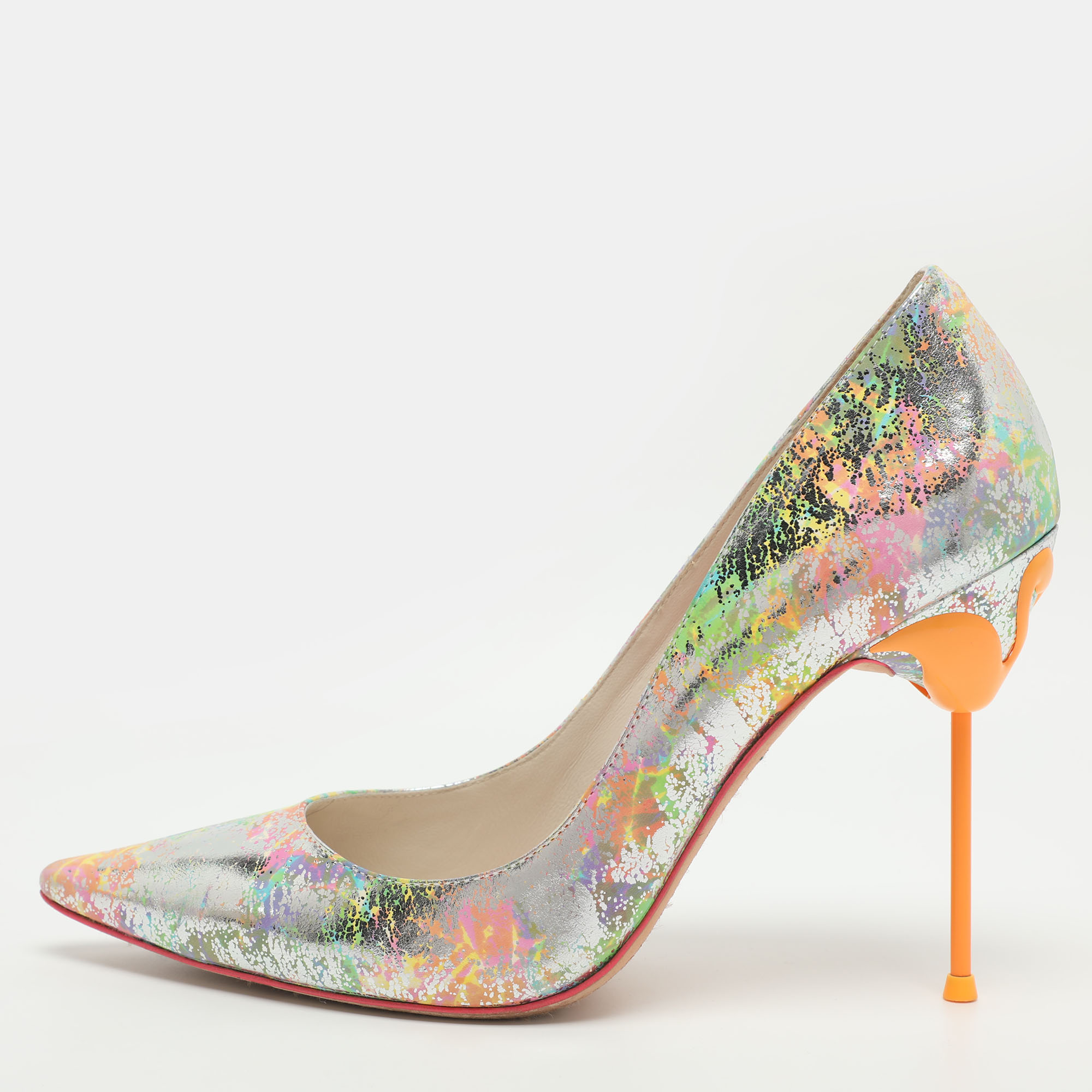 

Sophia Webster Size  Multicolor Printed Leather Pumps