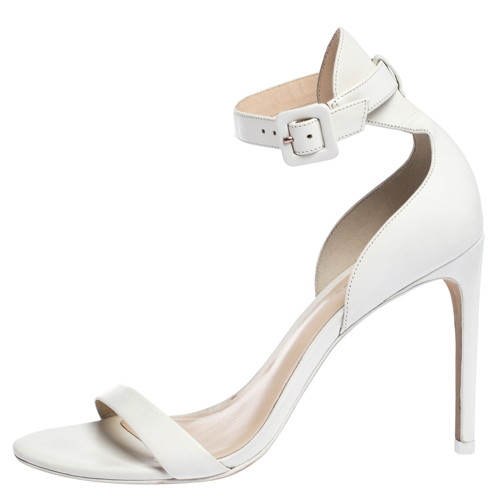 

Sophia Webster White Leather Nicole Sandals Size