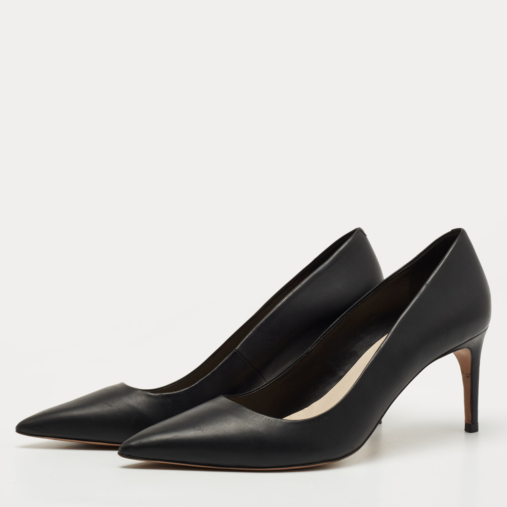 

Sophia Webster Black Leather Pointed Toe Pumps Size