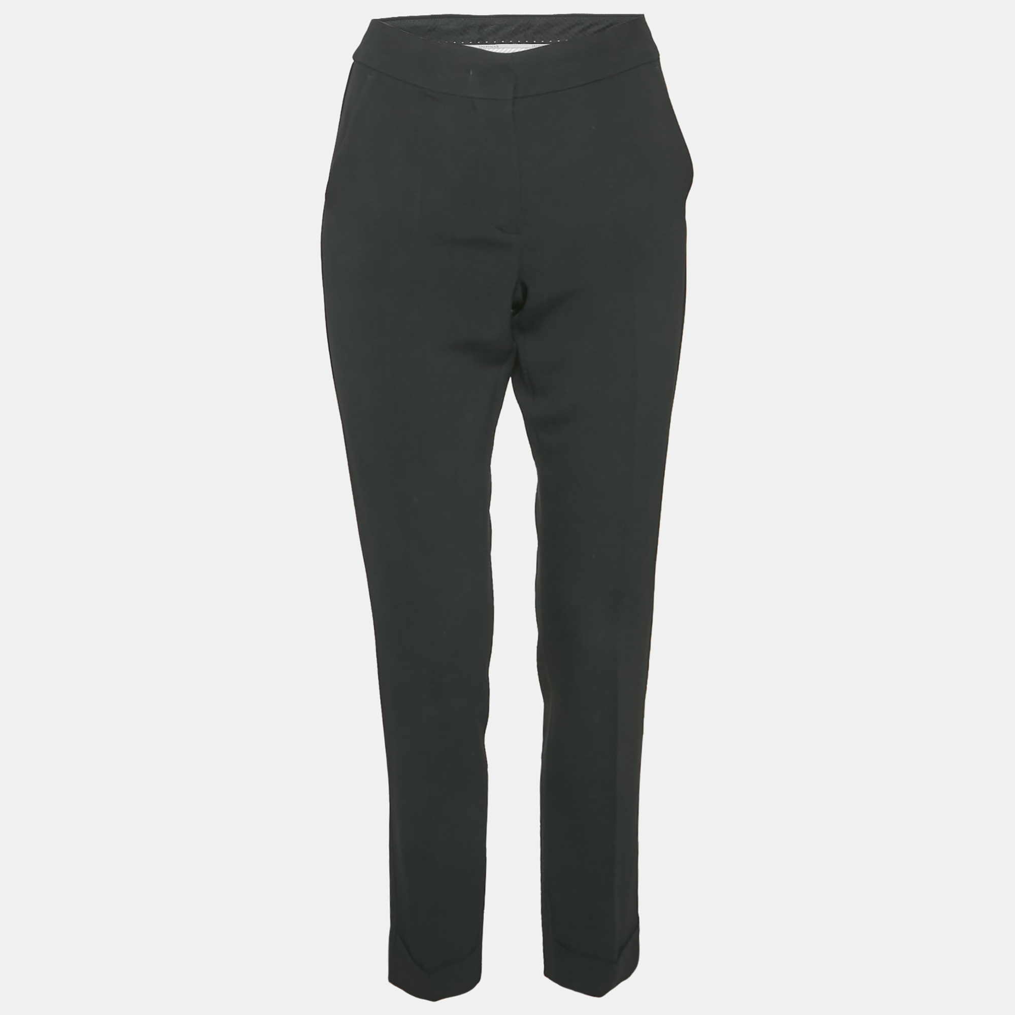 

Sportmax Black Crepe Trousers M