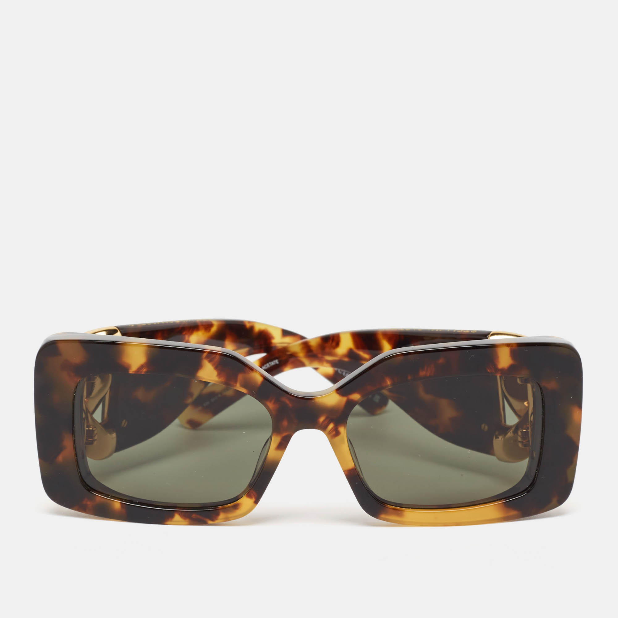 

Stella McCartney Tortoise SC400461 Falabella Rectangular Sunglasses, Brown