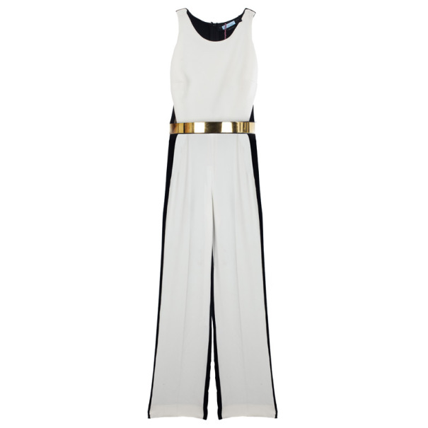 Pre Owned Stella McCartney Anna Stretch-Cady Velvet Jumpsuit S