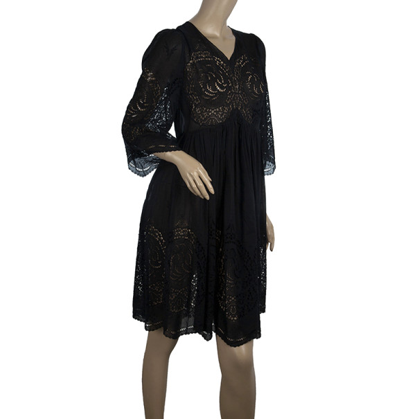 

Stella McCartney Empire Lace Dress, Black