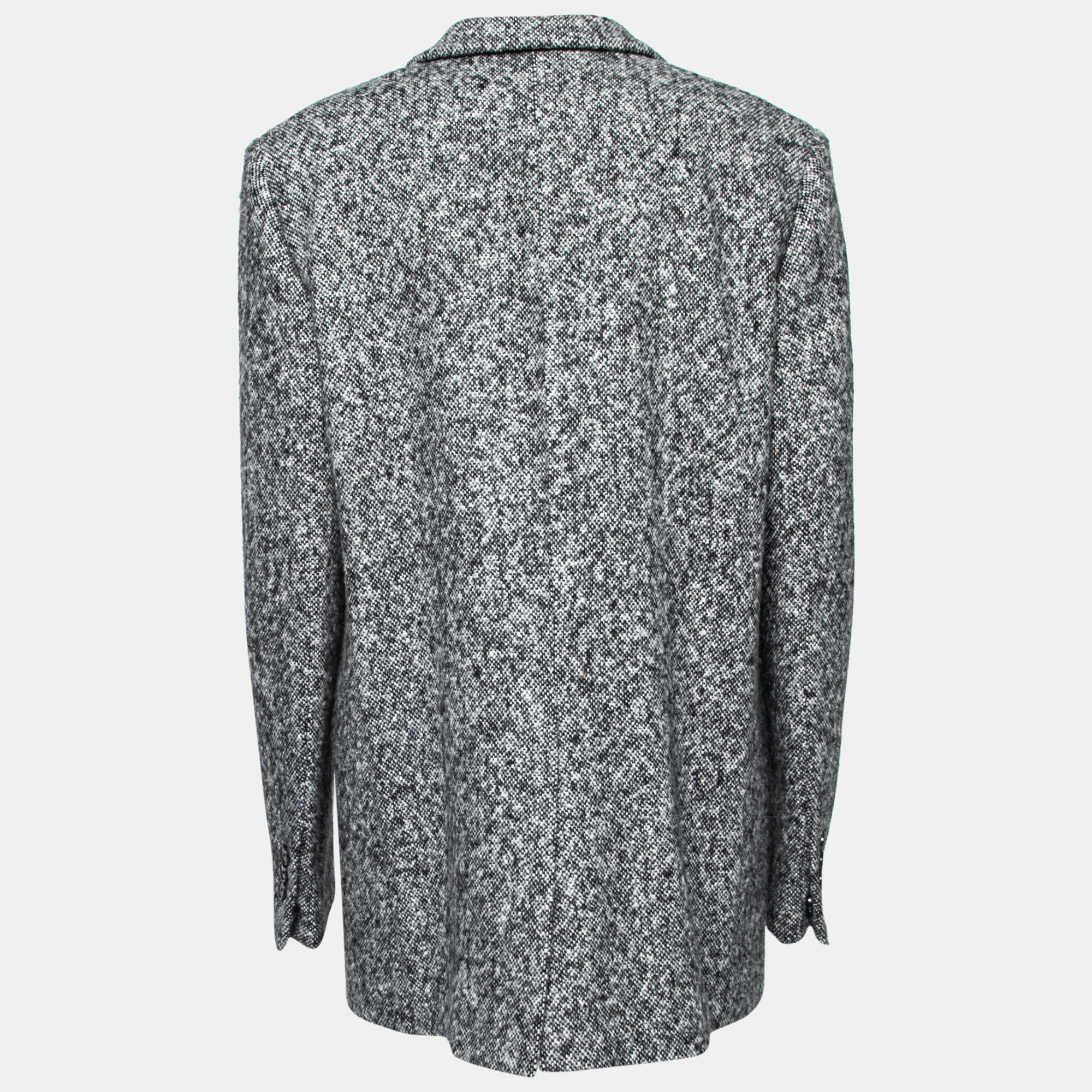 

Stella McCartney Grey Wool Single Breasted Coat