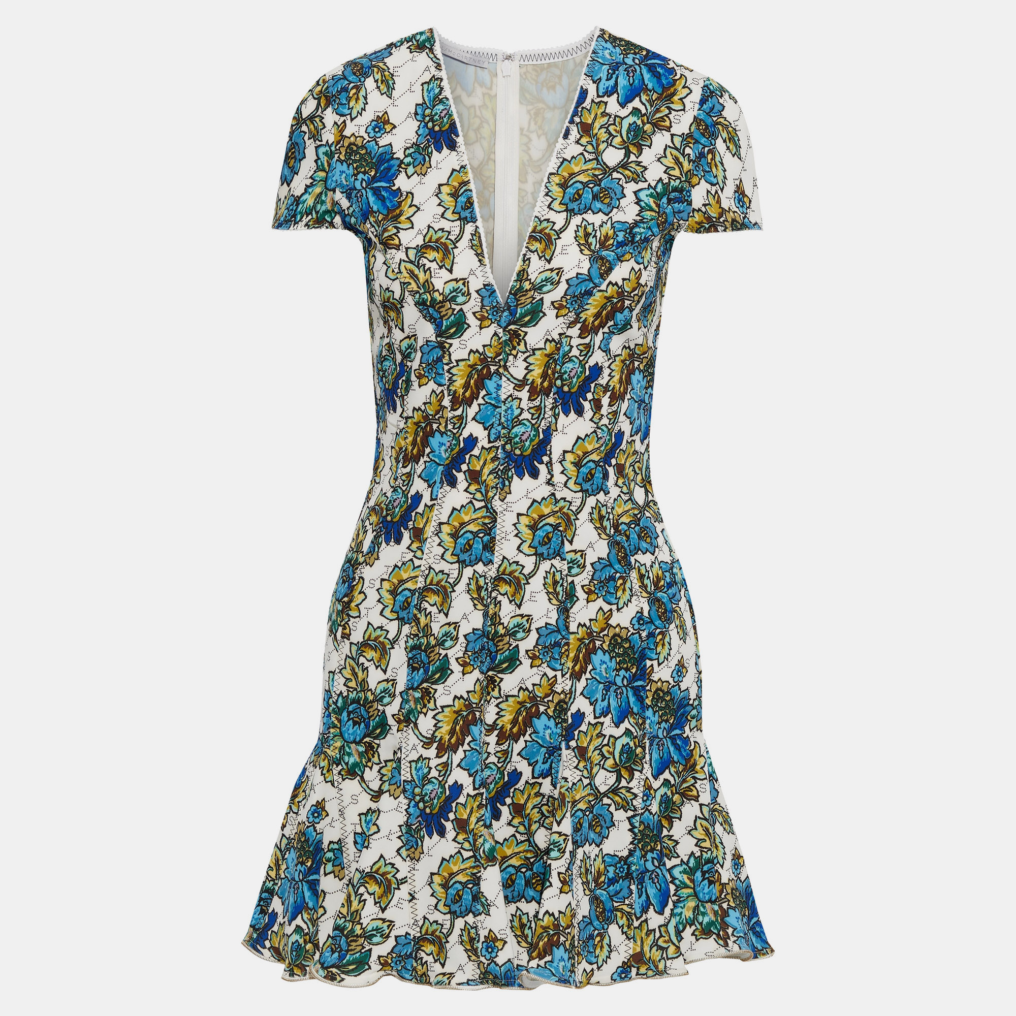 

Stella Mccartney Triacetate Mini Dress 40, Blue